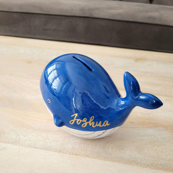 Personalized Whale Money Bank