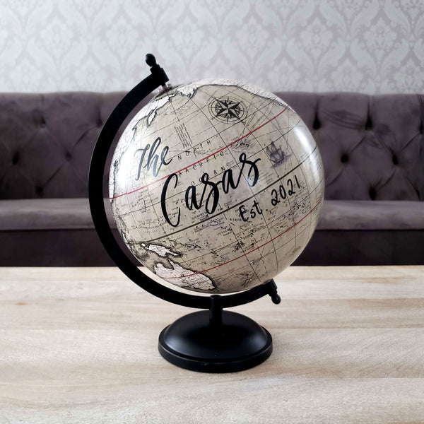 Custom Grey Globe