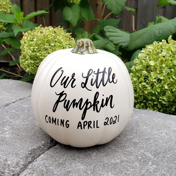 Our Little Pumpkin Pregnancy Announcement
