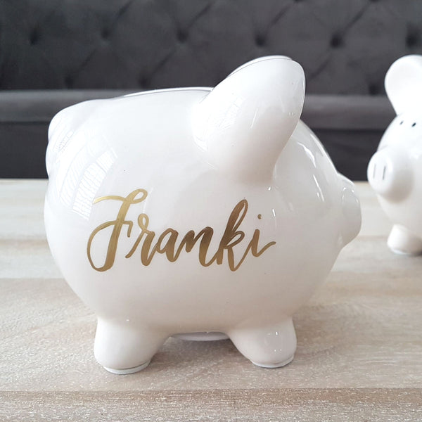 Personalized Piggy Bank