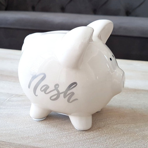 Personalized Piggy Bank for boy