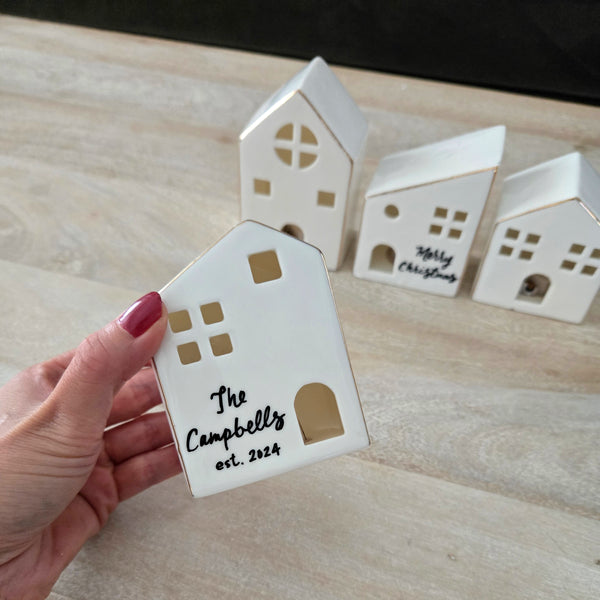 Personalized Christmas Village