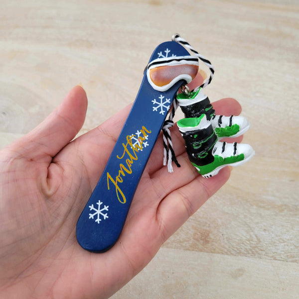 Snowboard Ornament