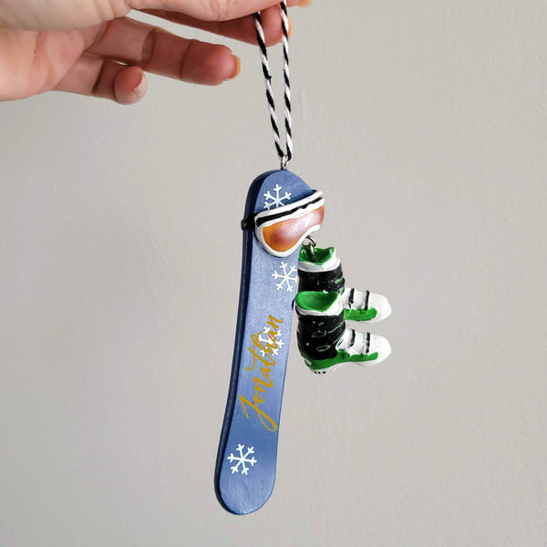 Snowboard Ornament