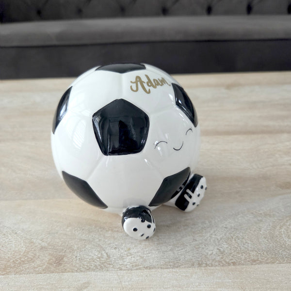 Soccer Ball Piggy Bank