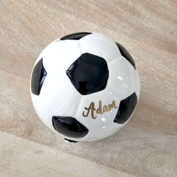 Soccer Ball Piggy Bank