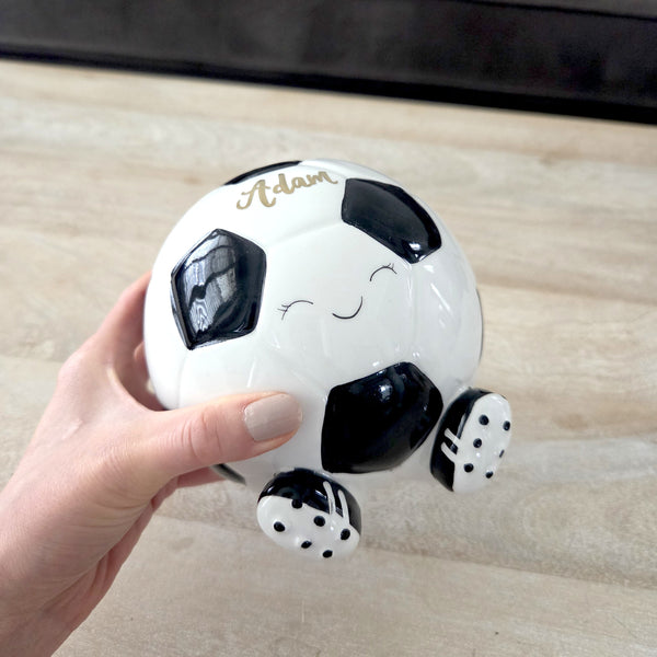 Soccer Ball Piggy Bank
