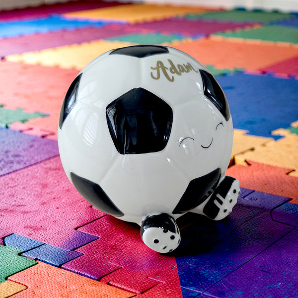 Soccer Ball Piggy Bank