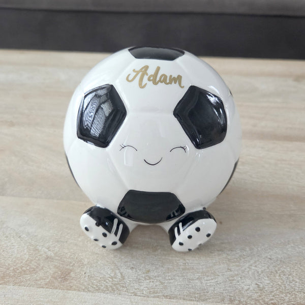 Soccer Ball Piggy Bank