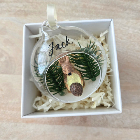 Personalized Squirrel Ornament