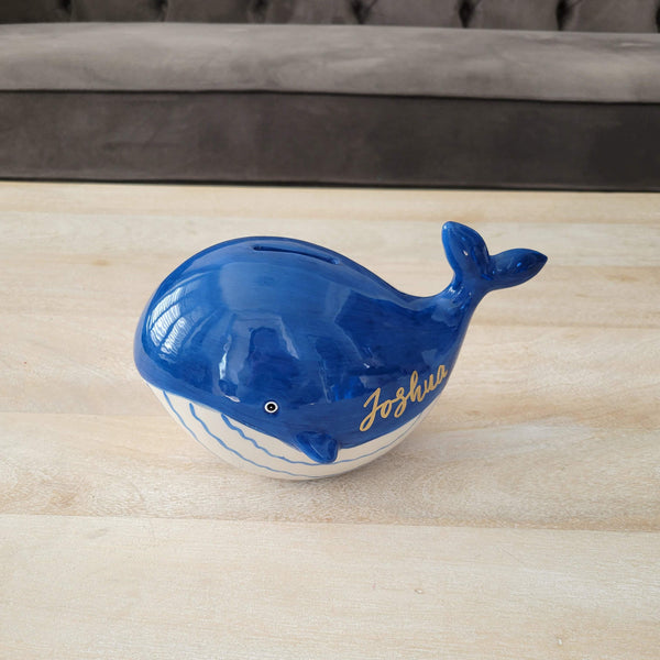 Personalized Whale Money Bank
