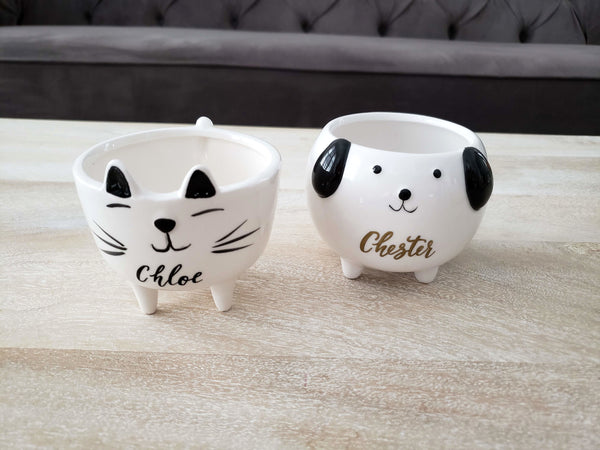 Cat and Dog planter