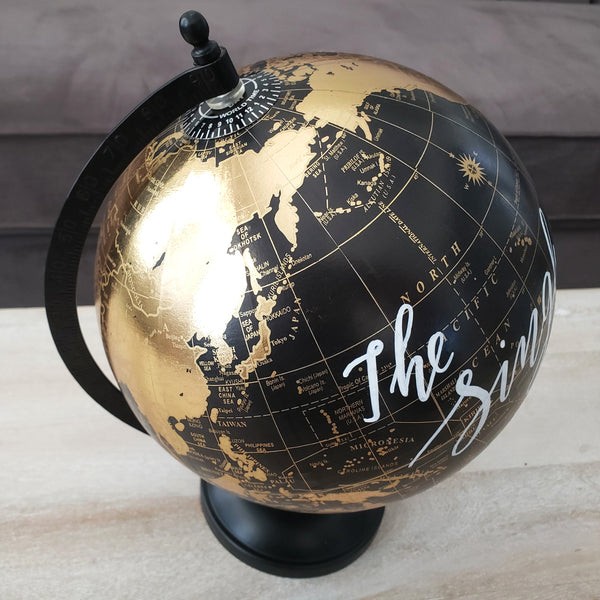 Black Custom Globe