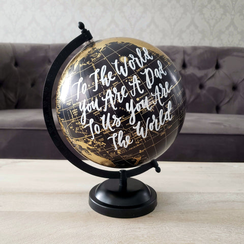 Father's Day Globe Gift
