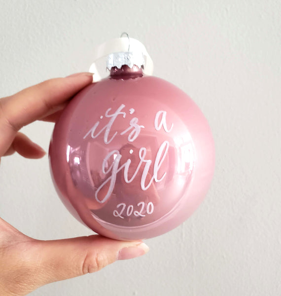 It's a Girl Ornament