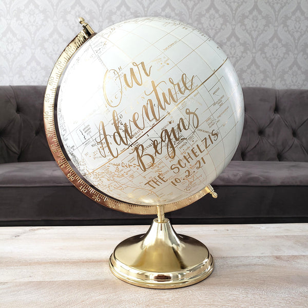 Gold Wedding Globe