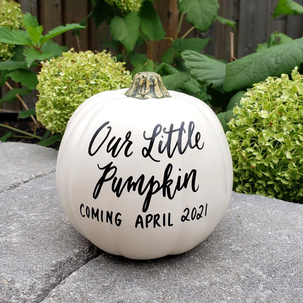 Pumpkin Pregnancy Announcement