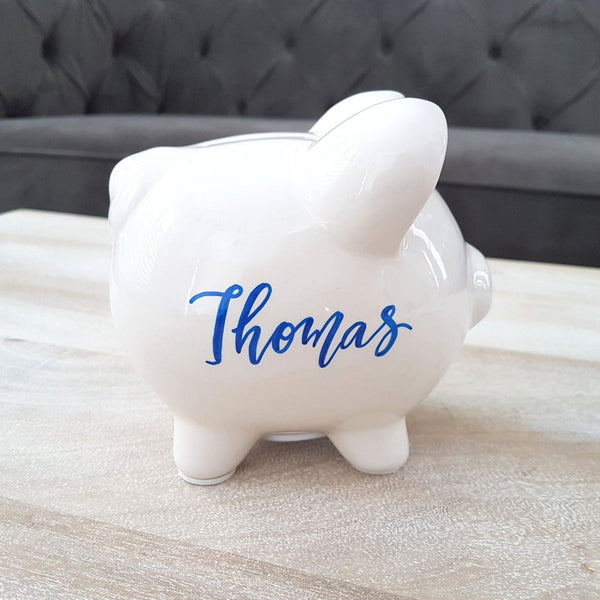 Personalized Piggy Bank for boy