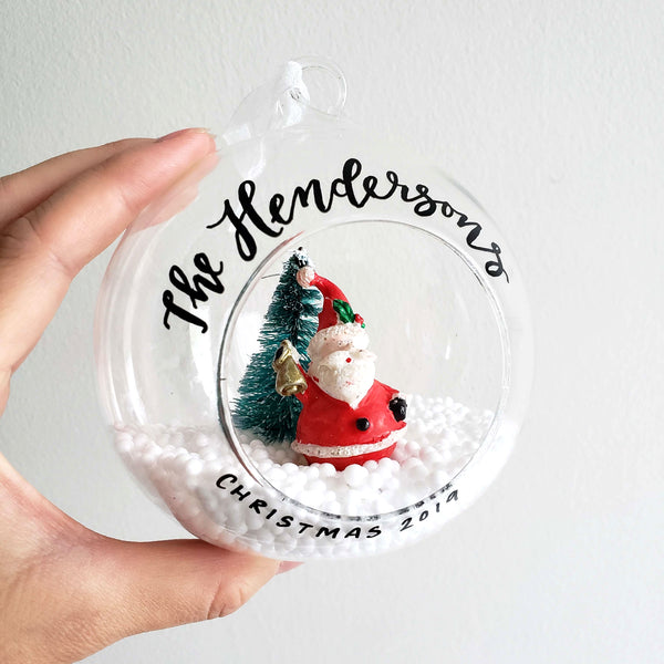 Personalized Santa Ornament