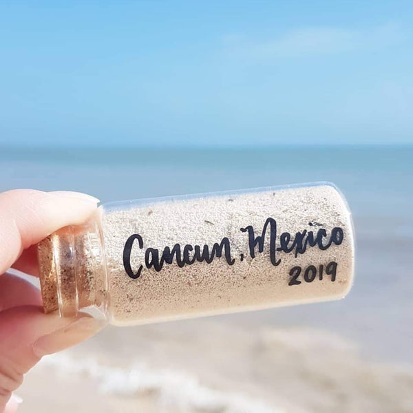 Cancun sand jar